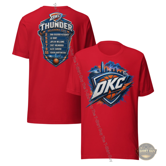 Watermarked - OKC Thunder Team Unisex t-shirt
