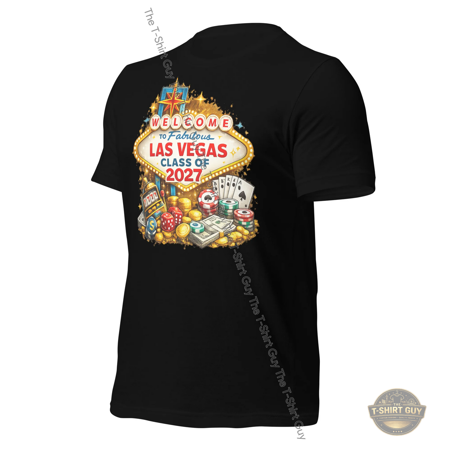 Watermarked - Welcome To Fabulous Las Vegas Class of 2027 Unisex t-shirt