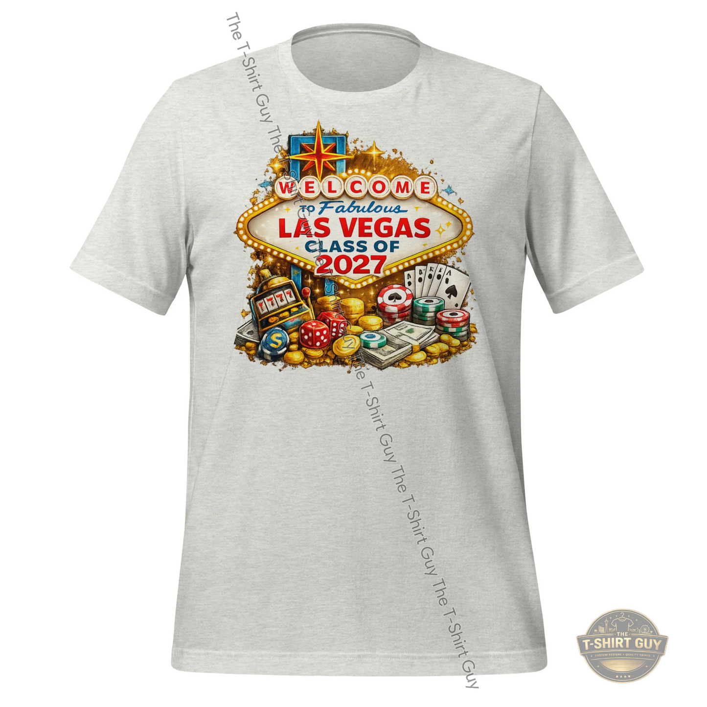 Watermarked - Welcome To Fabulous Las Vegas Class of 2027 Unisex t-shirt