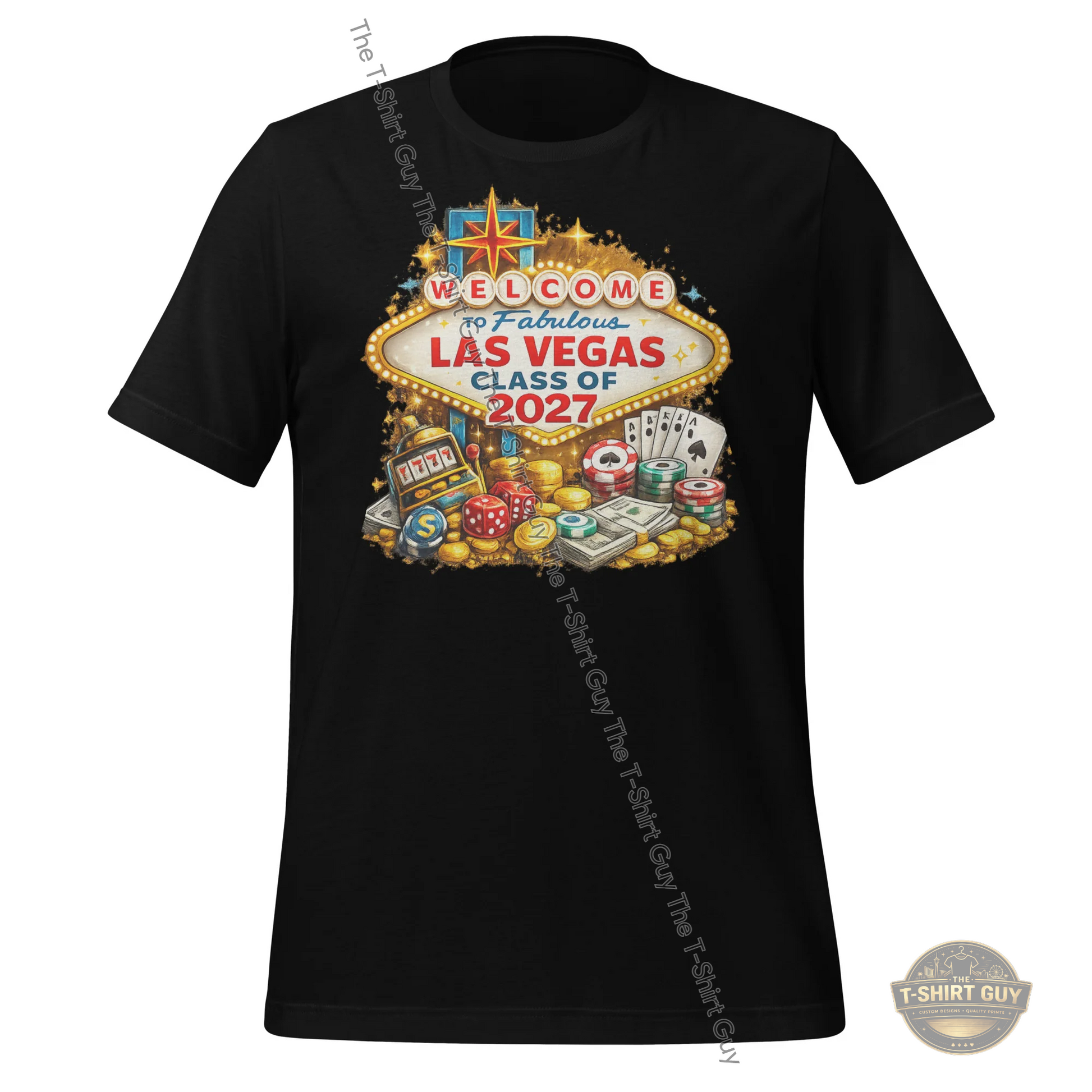 Watermarked - Welcome To Fabulous Las Vegas Class of 2027 Unisex t-shirt