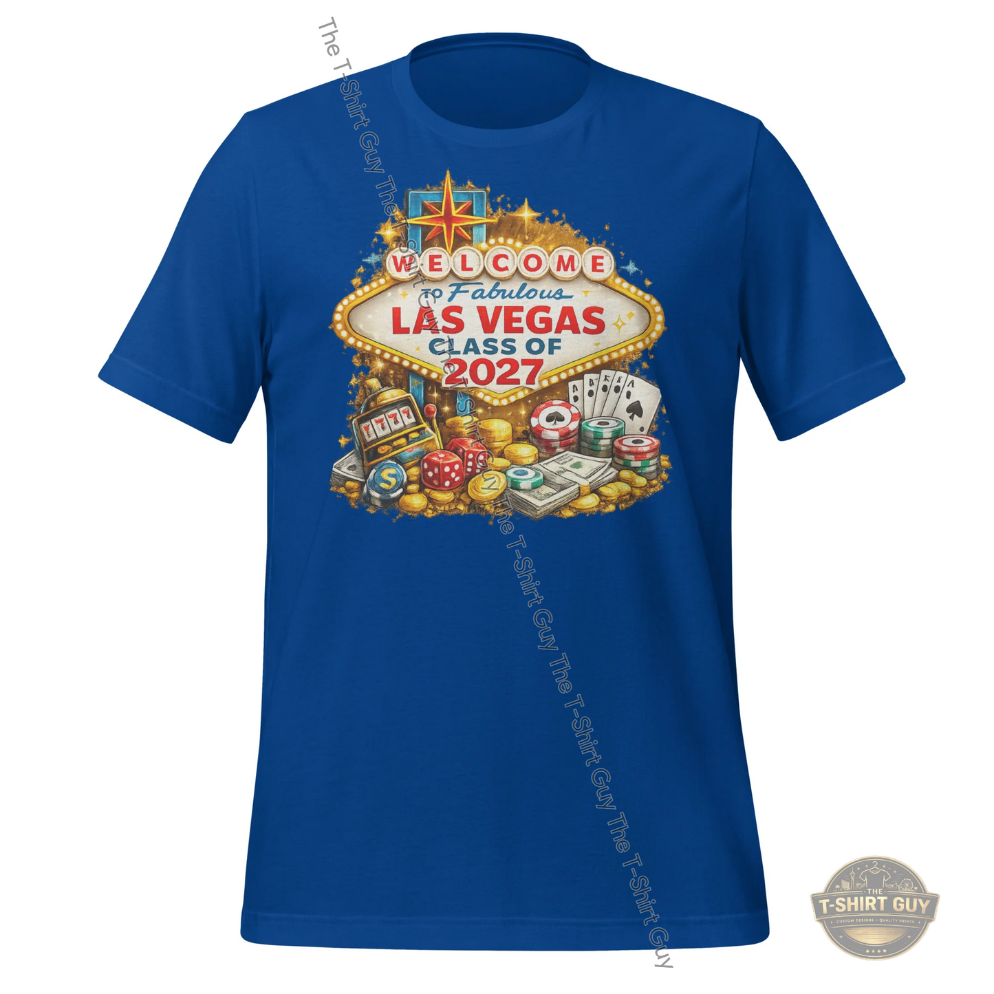 Watermarked - Welcome To Fabulous Las Vegas Class of 2027 Unisex t-shirt