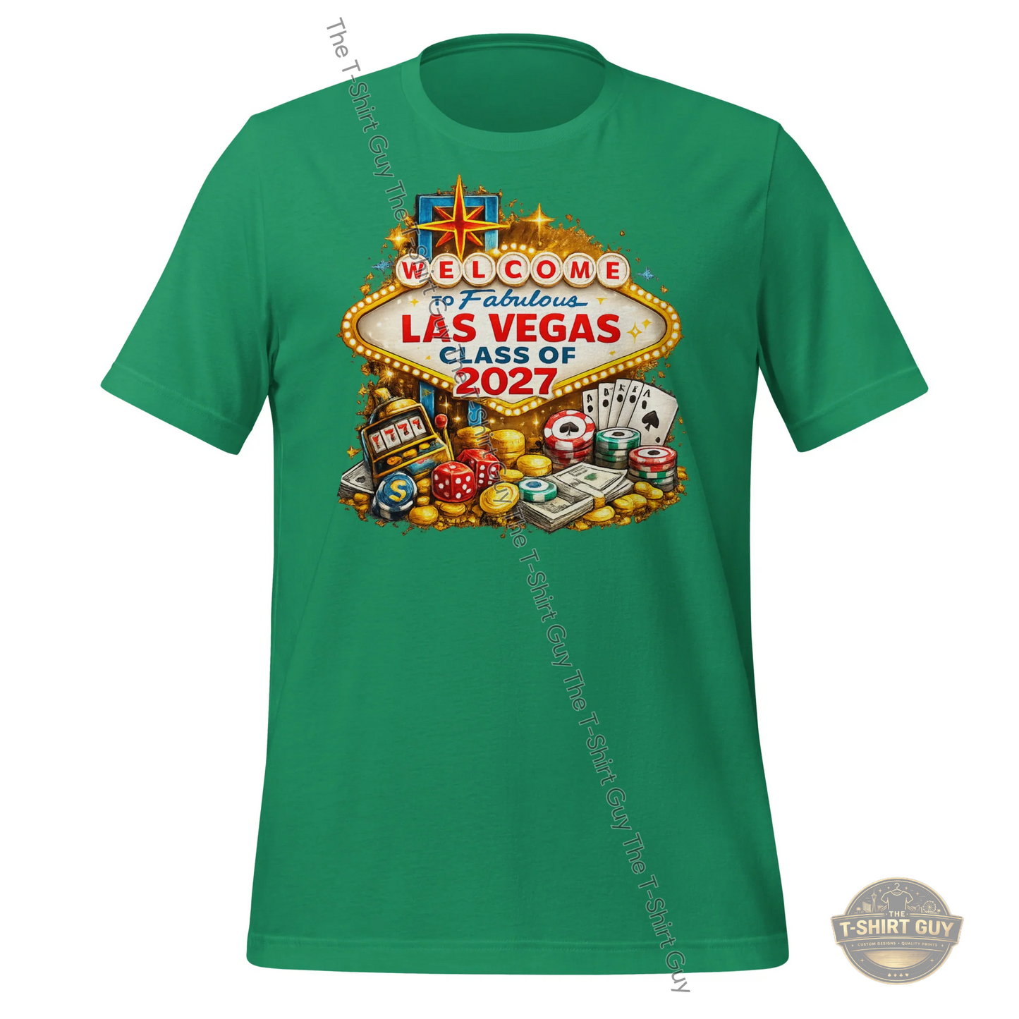 Watermarked - Welcome To Fabulous Las Vegas Class of 2027 Unisex t-shirt