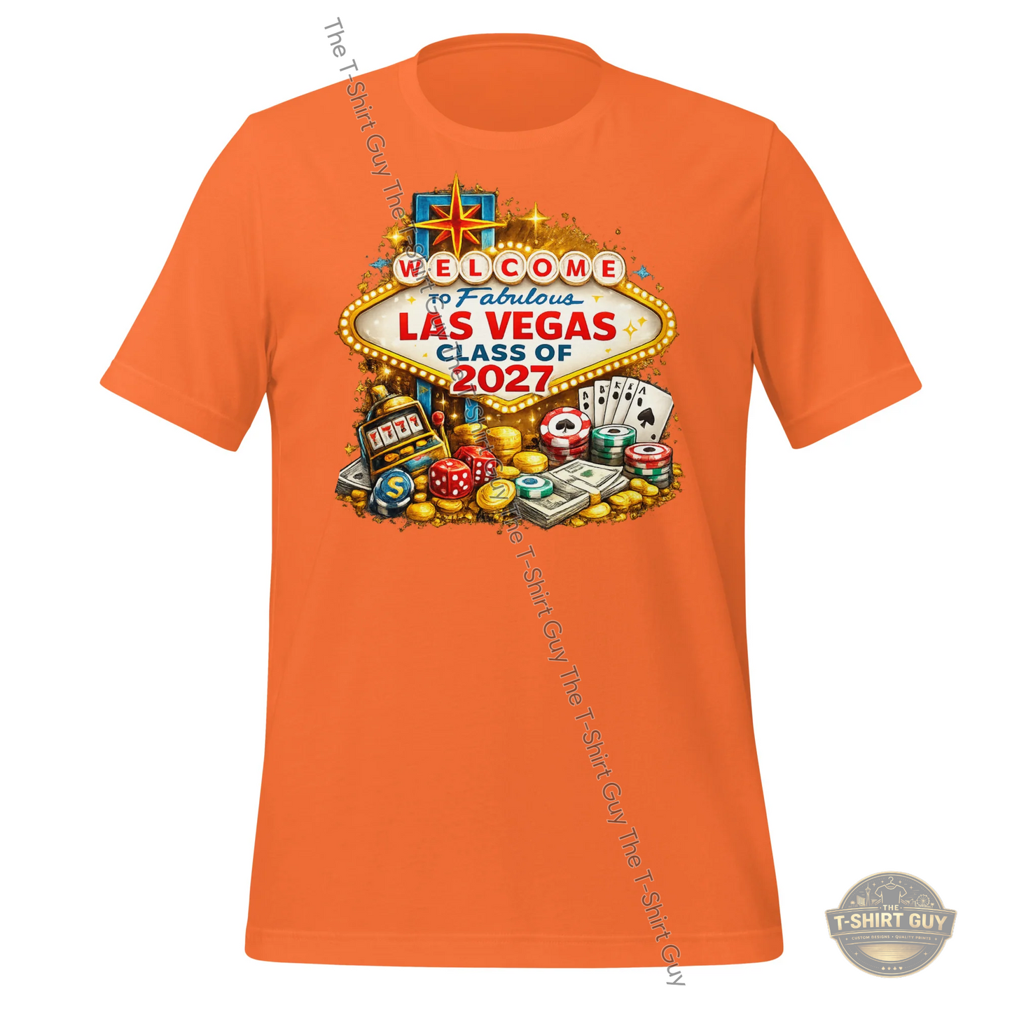Watermarked - Welcome To Fabulous Las Vegas Class of 2027 Unisex t-shirt