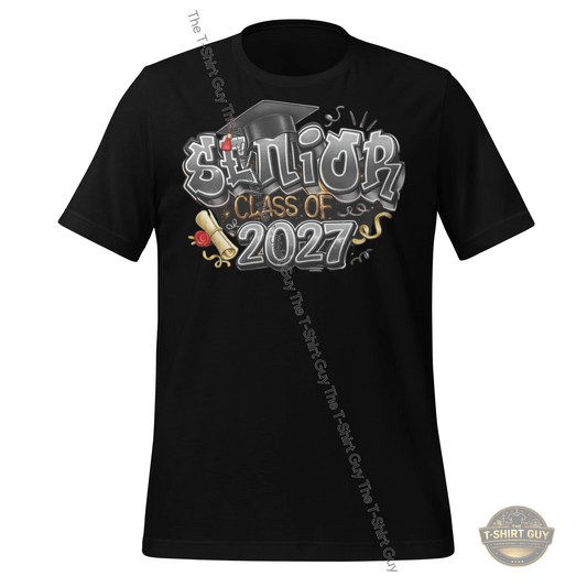 Watermarked - Graffiti Class of 2027 Unisex t-shirt