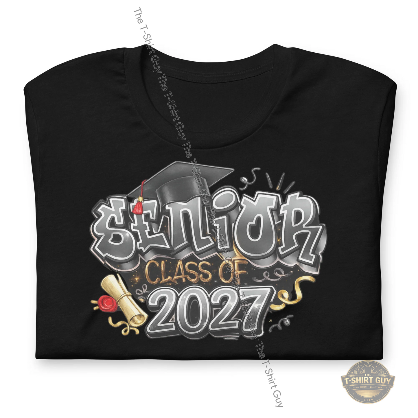 Watermarked - Graffiti Class of 2027 Unisex t-shirt