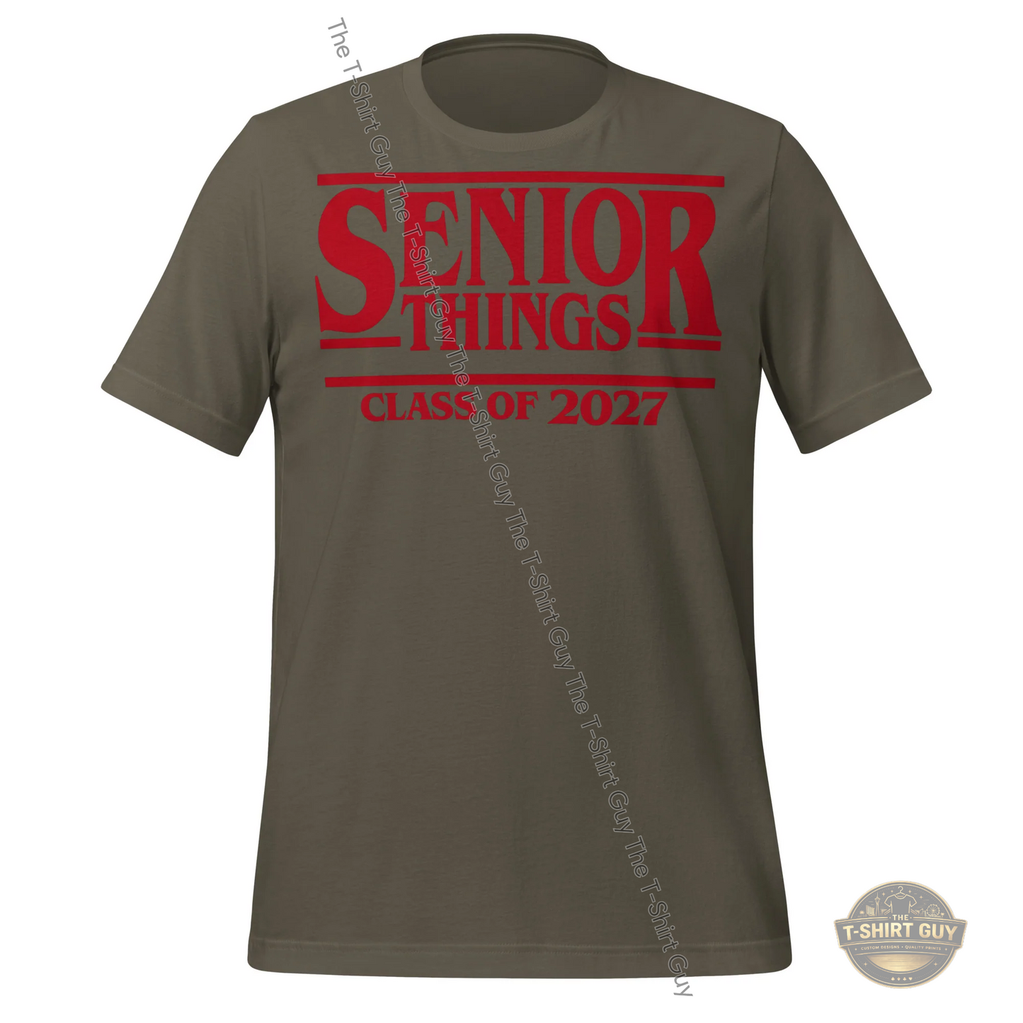 Watermarked - Senior Things 2027 Unisex t-shirt