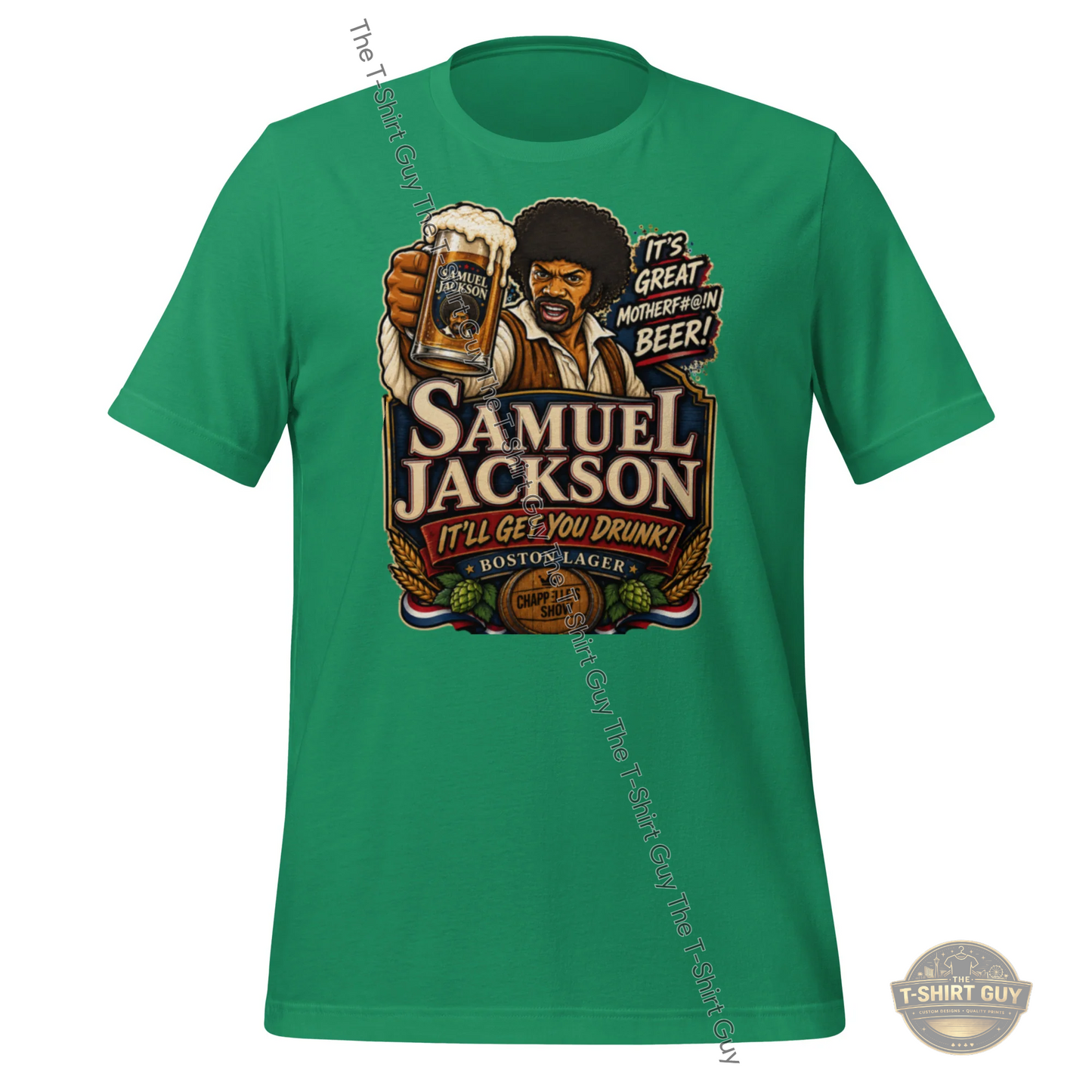 Watermarked - Samuel Jackson Lager Unisex t-shirt