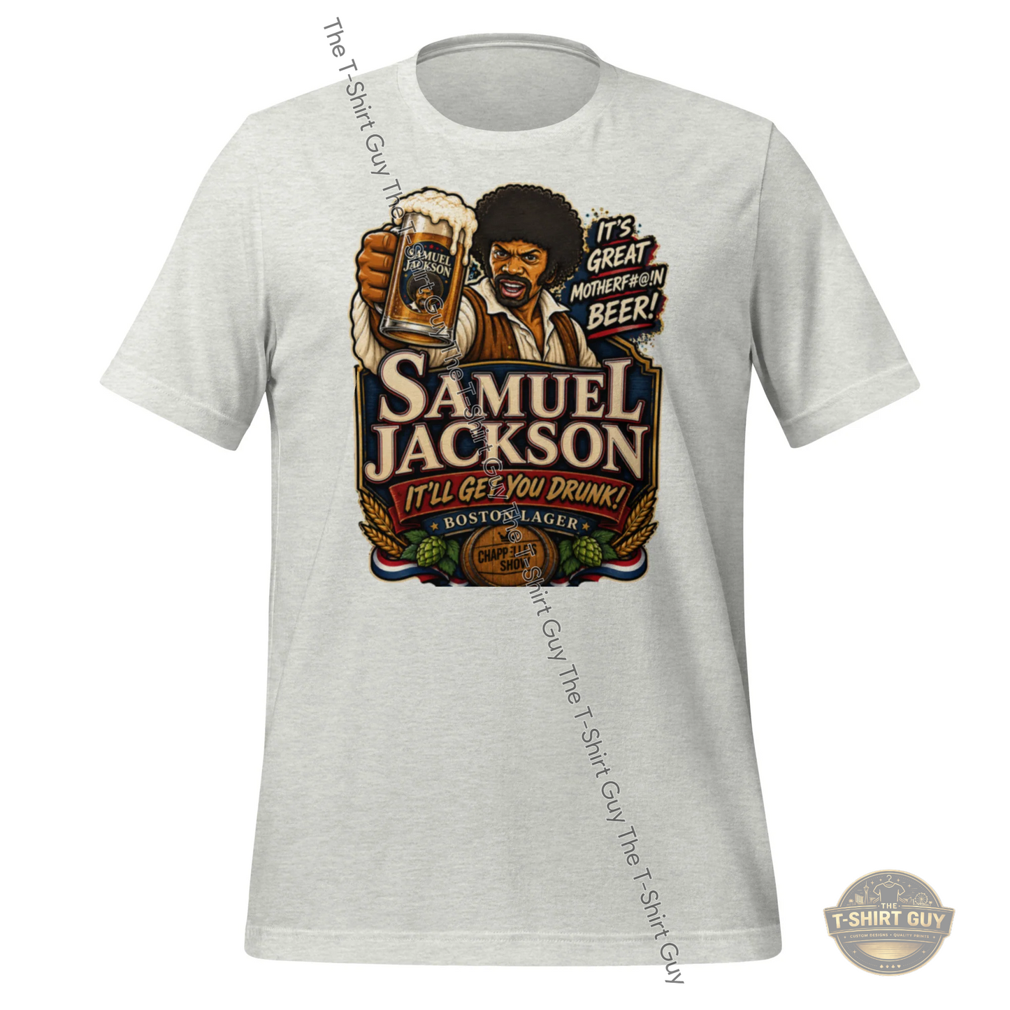 Watermarked - Samuel Jackson Lager Unisex t-shirt
