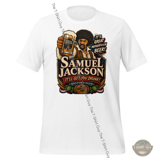 Watermarked - Samuel Jackson Lager Unisex t-shirt
