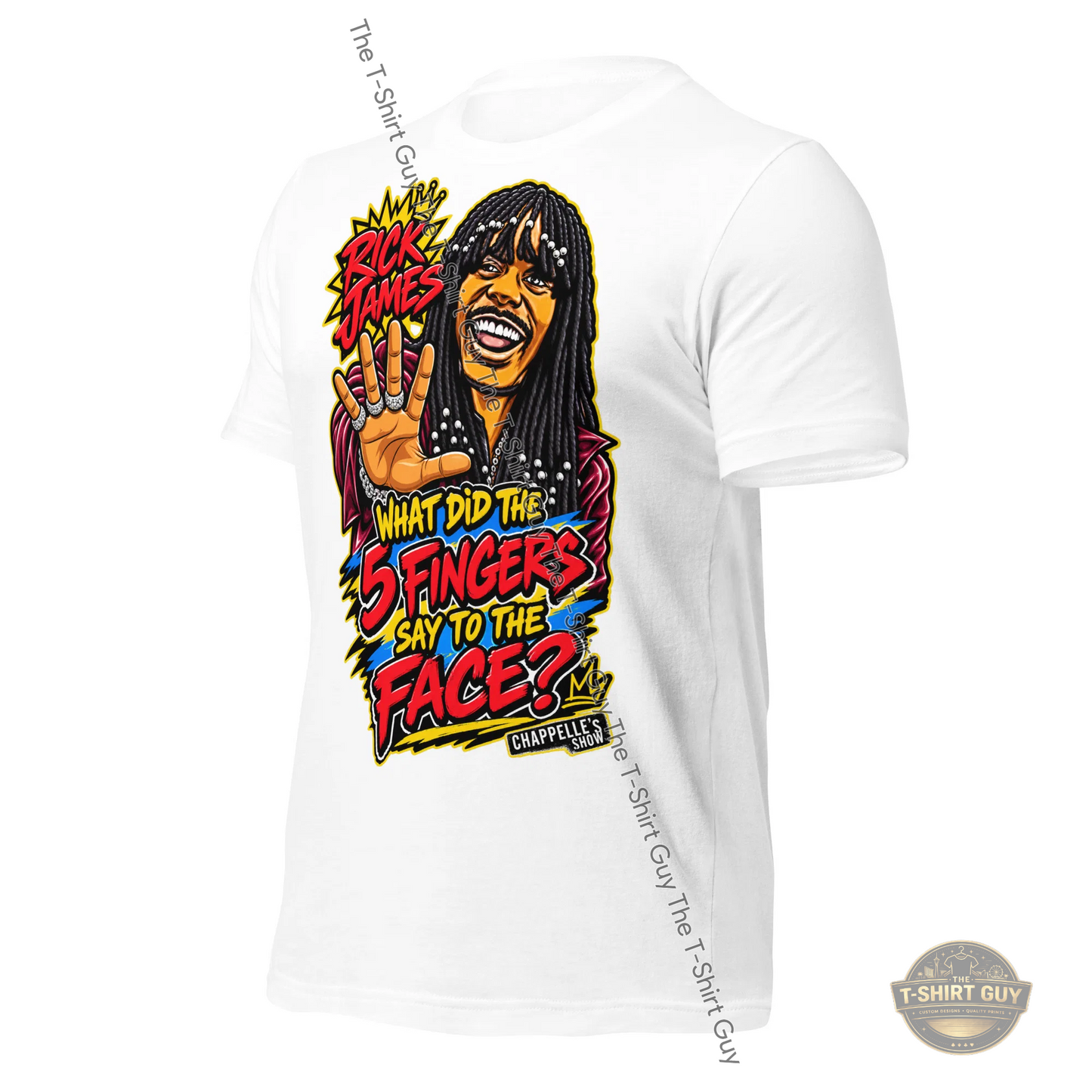 Watermarked - What Did The 5 Fingers Say To The Face Unisex t-shirt