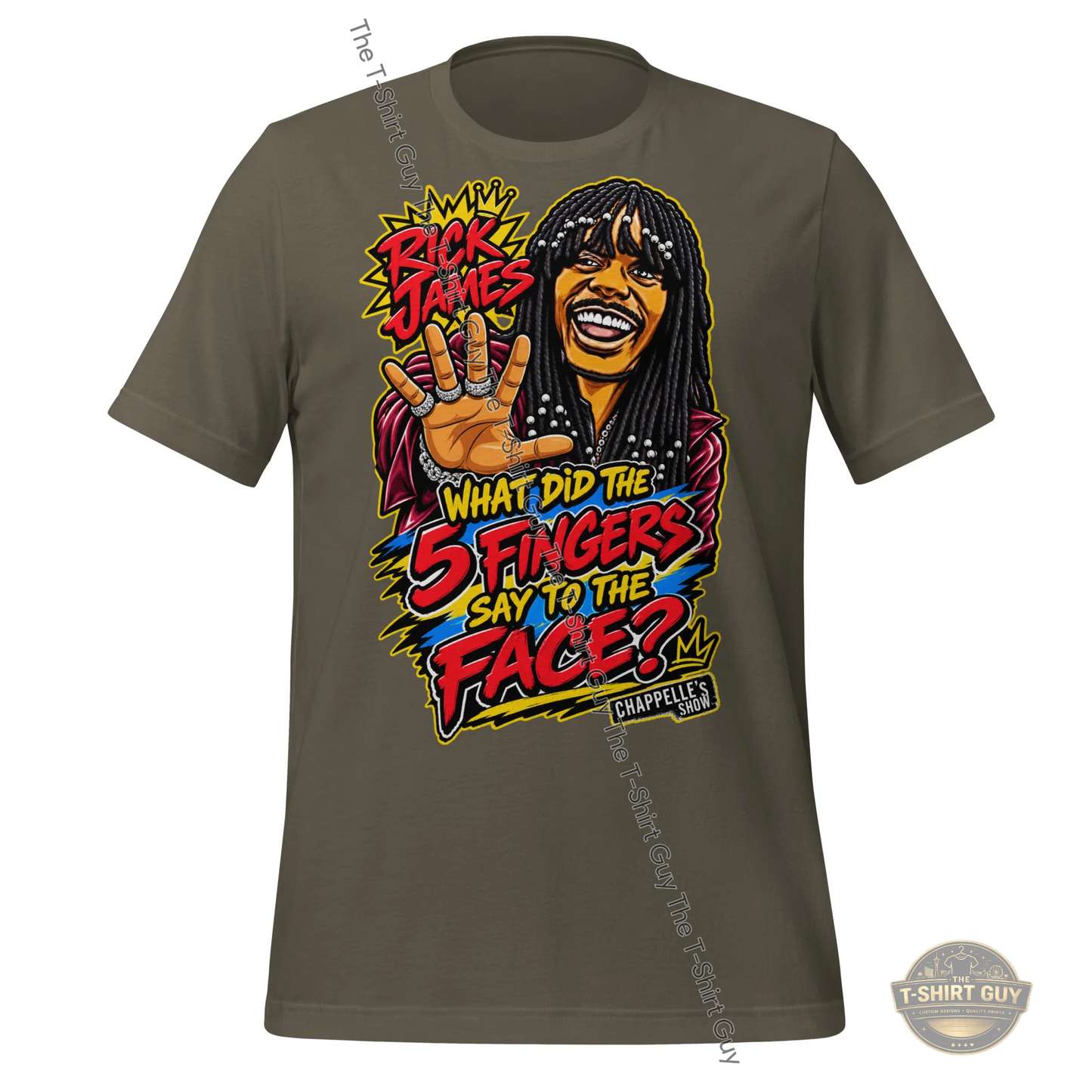 Watermarked - What Did The 5 Fingers Say To The Face Unisex t-shirt