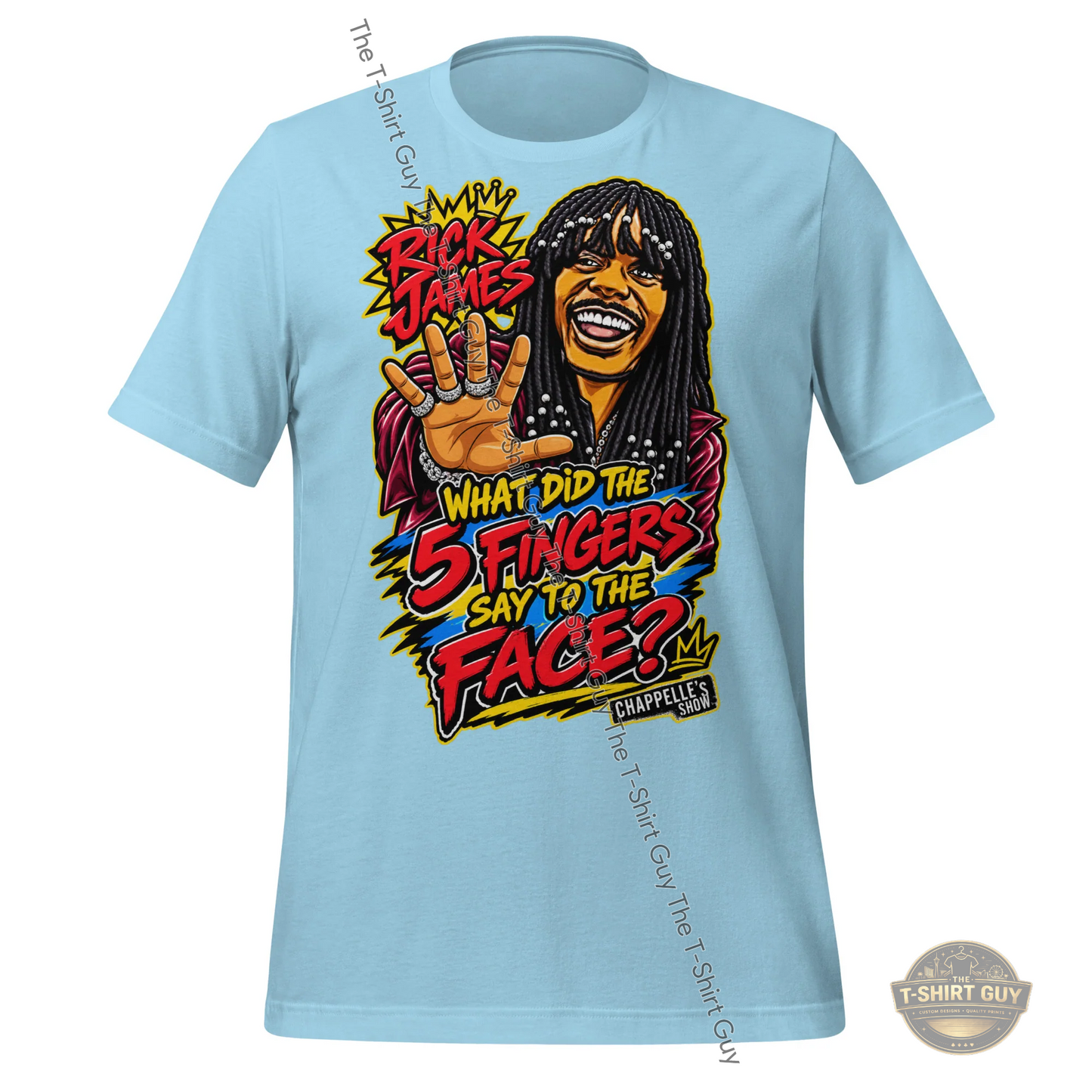 Watermarked - What Did The 5 Fingers Say To The Face Unisex t-shirt