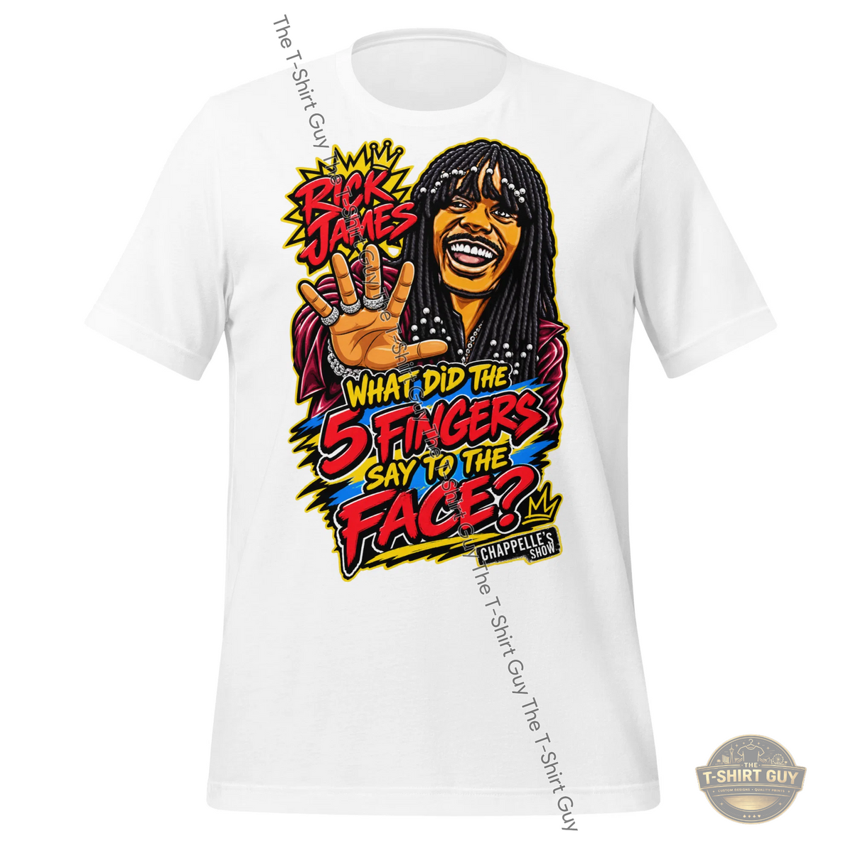 Watermarked - What Did The 5 Fingers Say To The Face Unisex t-shirt