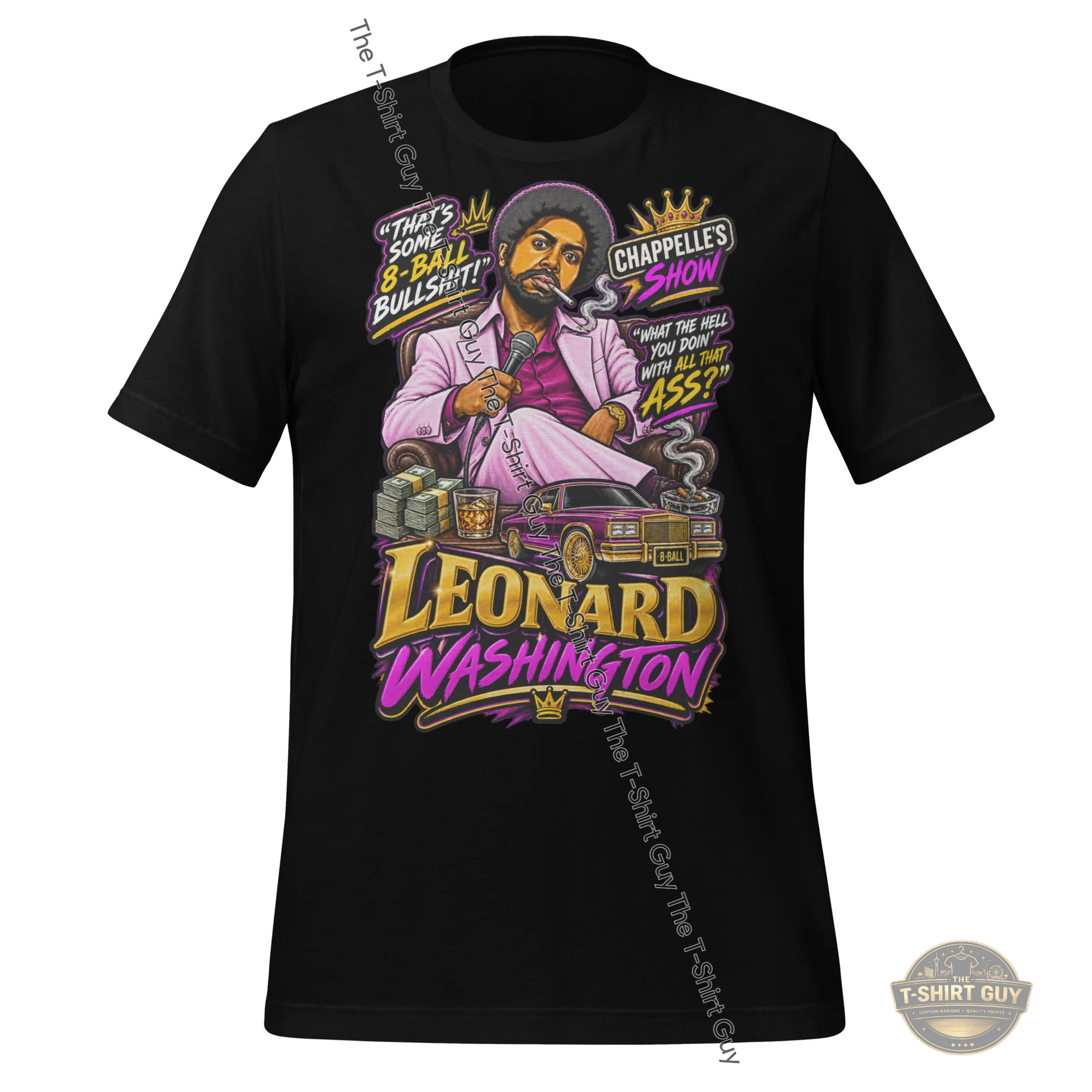 Watermarked - Leonard Washington Unisex t-shirt