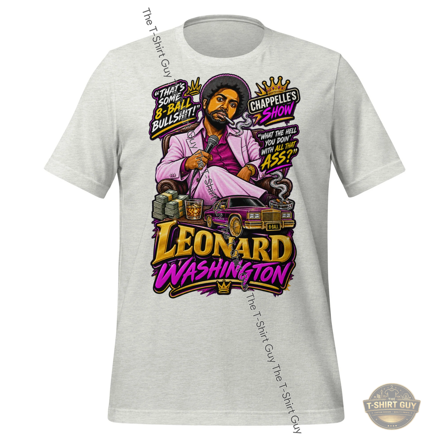 Watermarked - Leonard Washington Unisex t-shirt