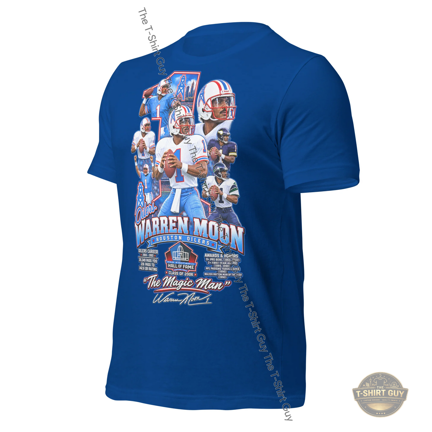 Watermarked - Warren Moon Unisex t-shirt