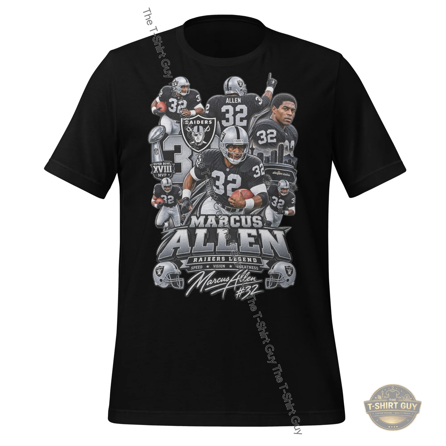 Watermarked - Marcus Allen Unisex t-shirt