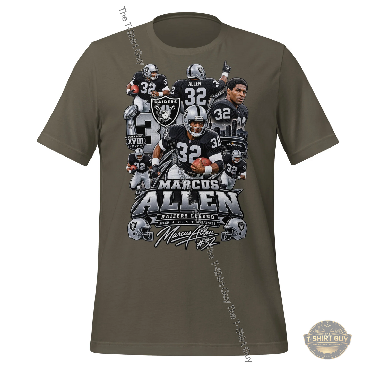 Watermarked - Marcus Allen Unisex t-shirt