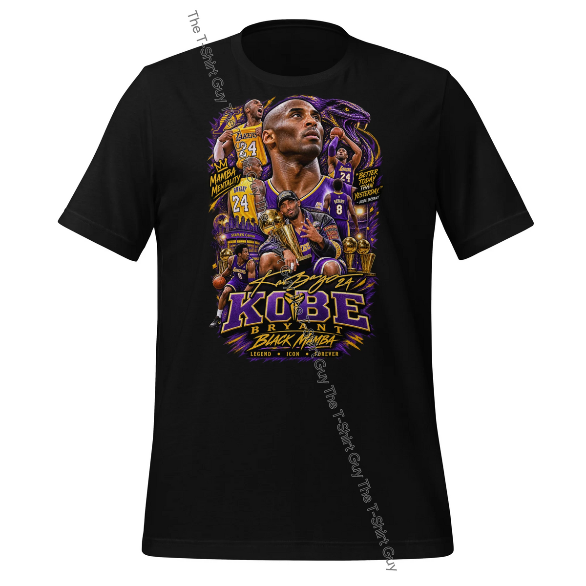 Watermarked - Kobe Bryant Legend Icon Forever Unisex t-shirt
