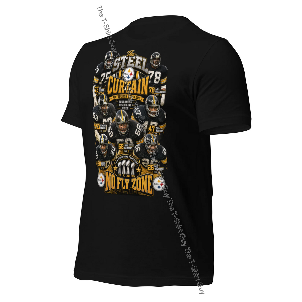Watermarked - Steel Curtain No Fly Zone Unisex t-shirt