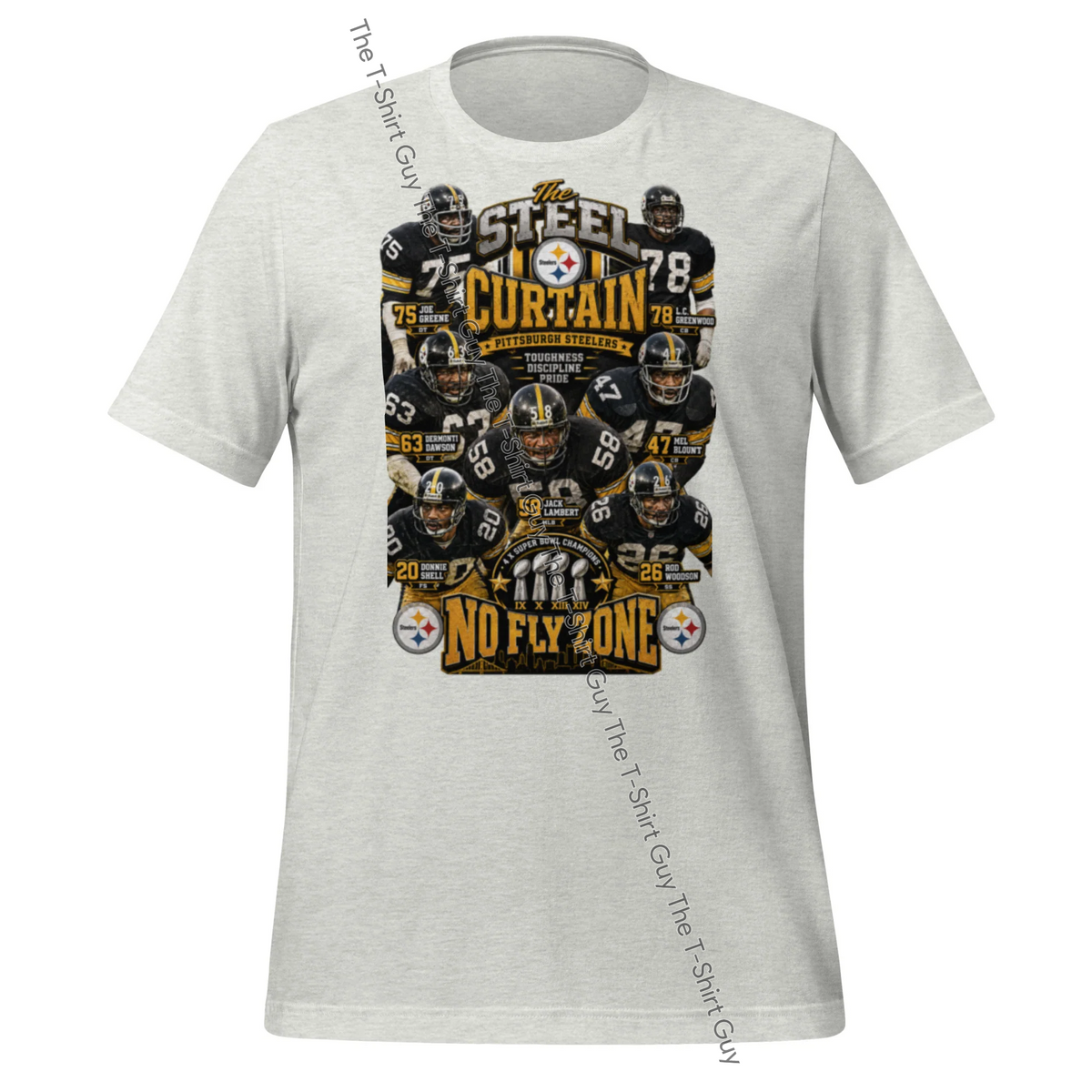 Watermarked - Steel Curtain No Fly Zone Unisex t-shirt
