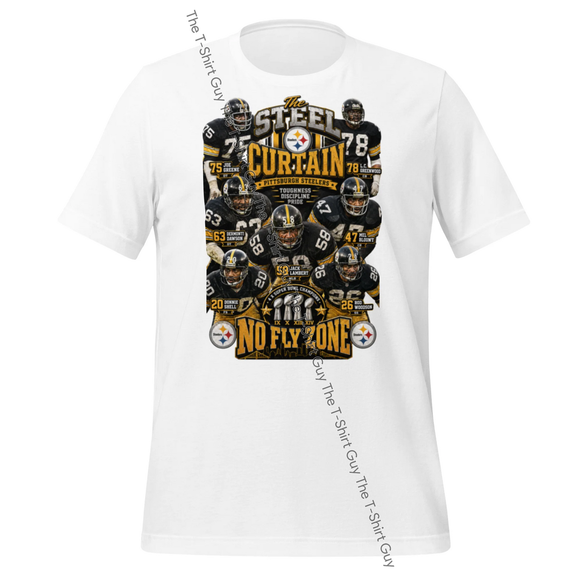 Watermarked - Steel Curtain No Fly Zone Unisex t-shirt