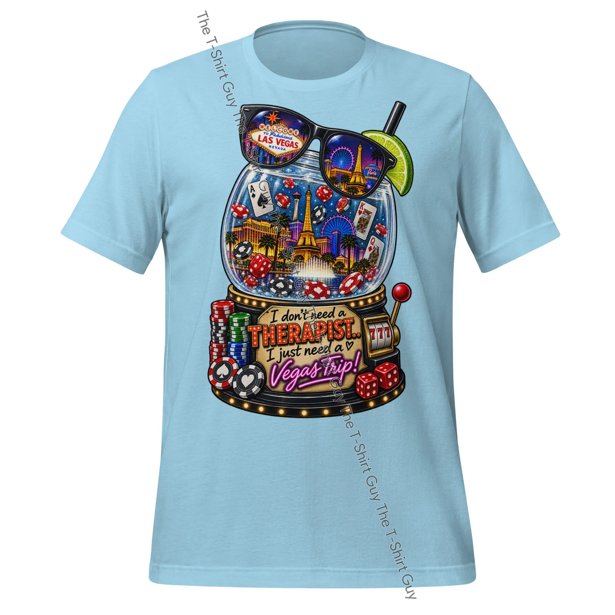 Watermarked - I Don't Need A Therapist I Need A Vegas Trip Unisex t-shirt