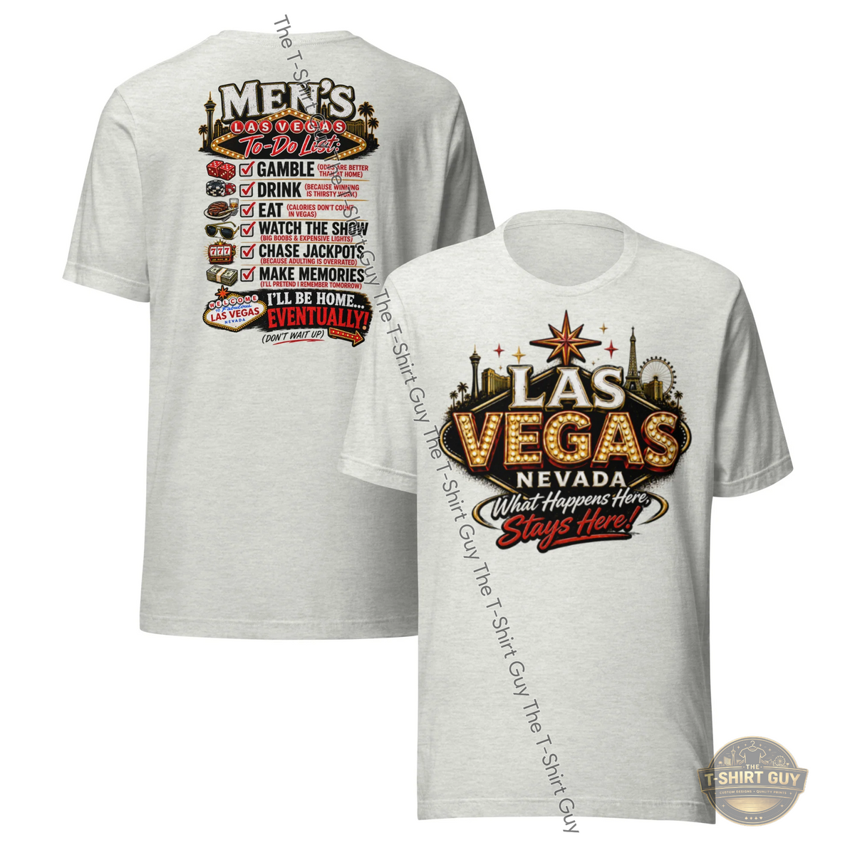 Watermarked - Men's Las Vegas To Do Unisex t-shirt