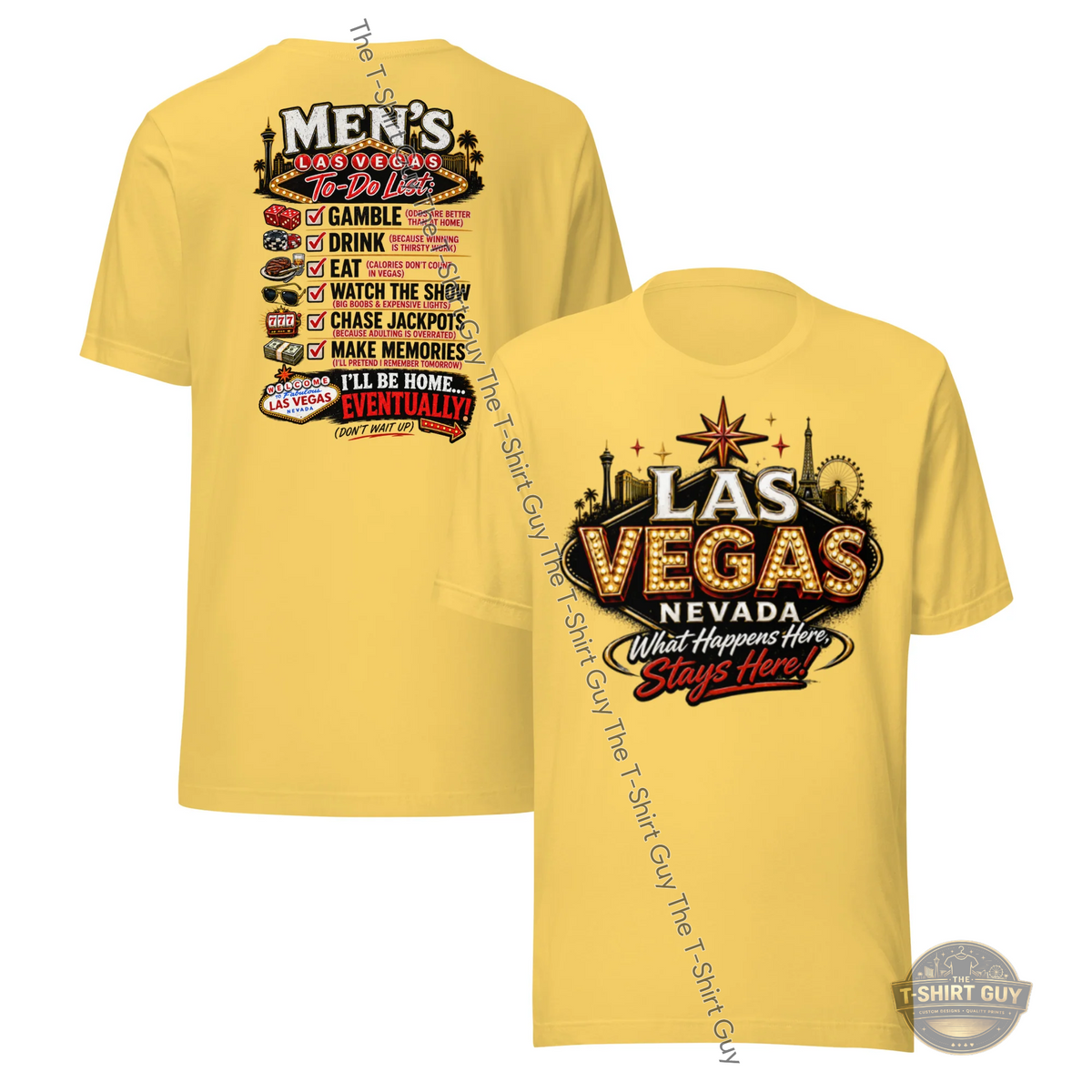 Watermarked - Men's Las Vegas To Do Unisex t-shirt