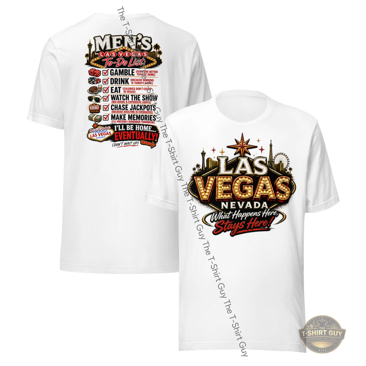 Watermarked - Men's Las Vegas To Do Unisex t-shirt