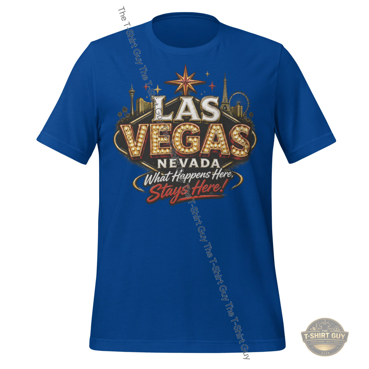 Watermarked - Las Vegas Nevada (What Happens Here Stays Here) Unisex t-shirt
