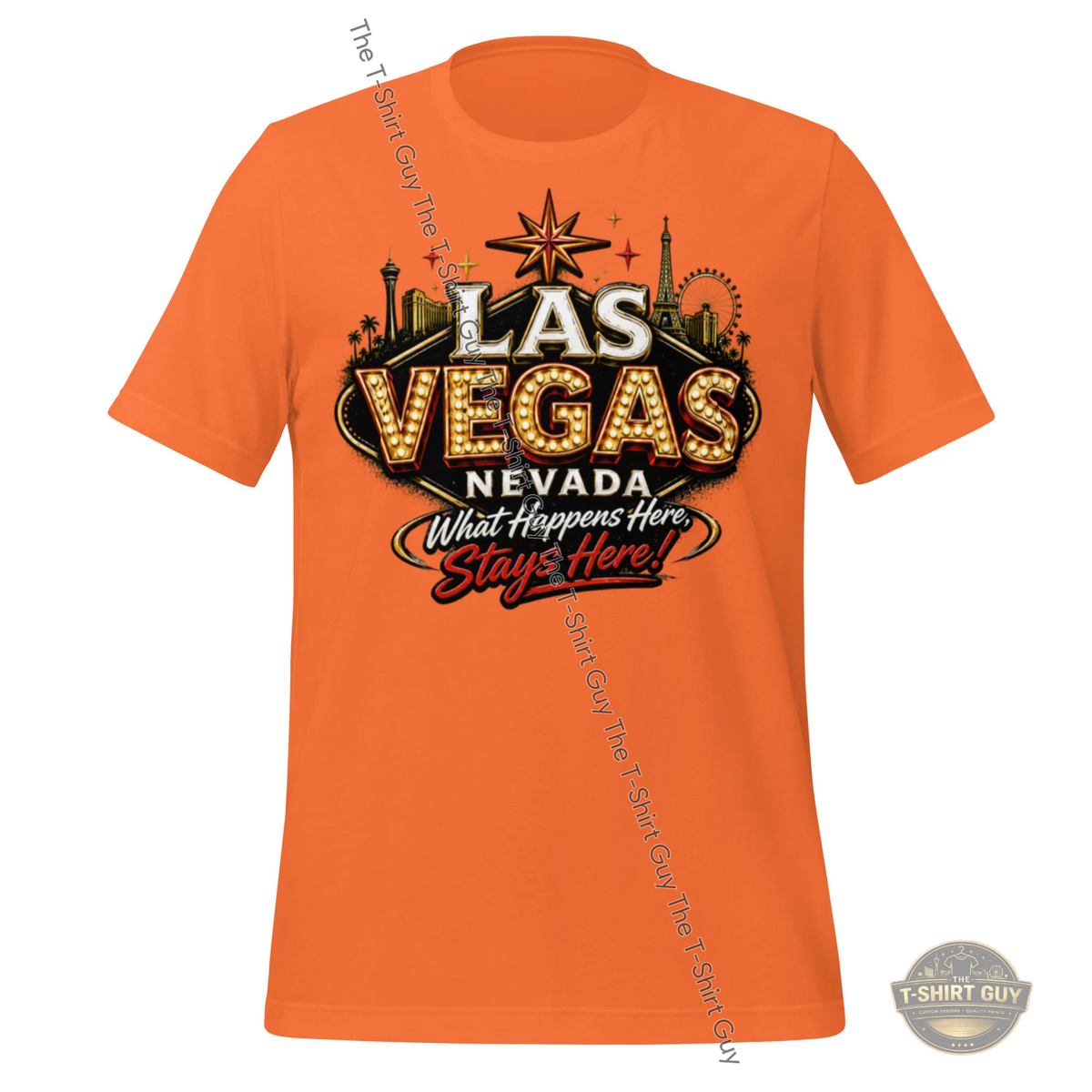 Watermarked - Las Vegas Nevada (What Happens Here Stays Here) Unisex t-shirt