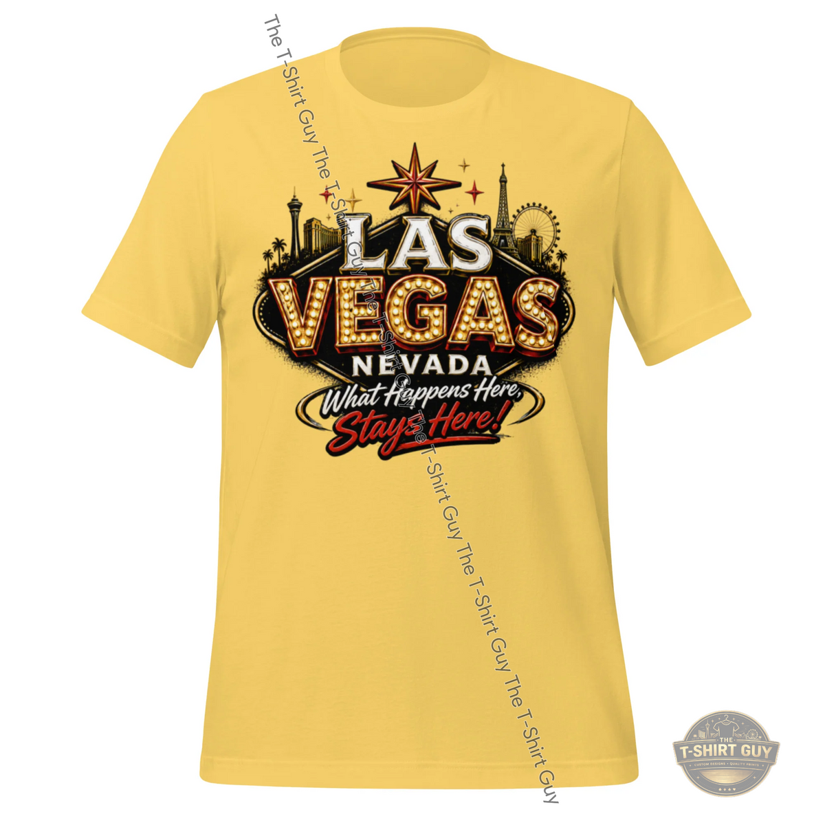 Watermarked - Las Vegas Nevada (What Happens Here Stays Here) Unisex t-shirt