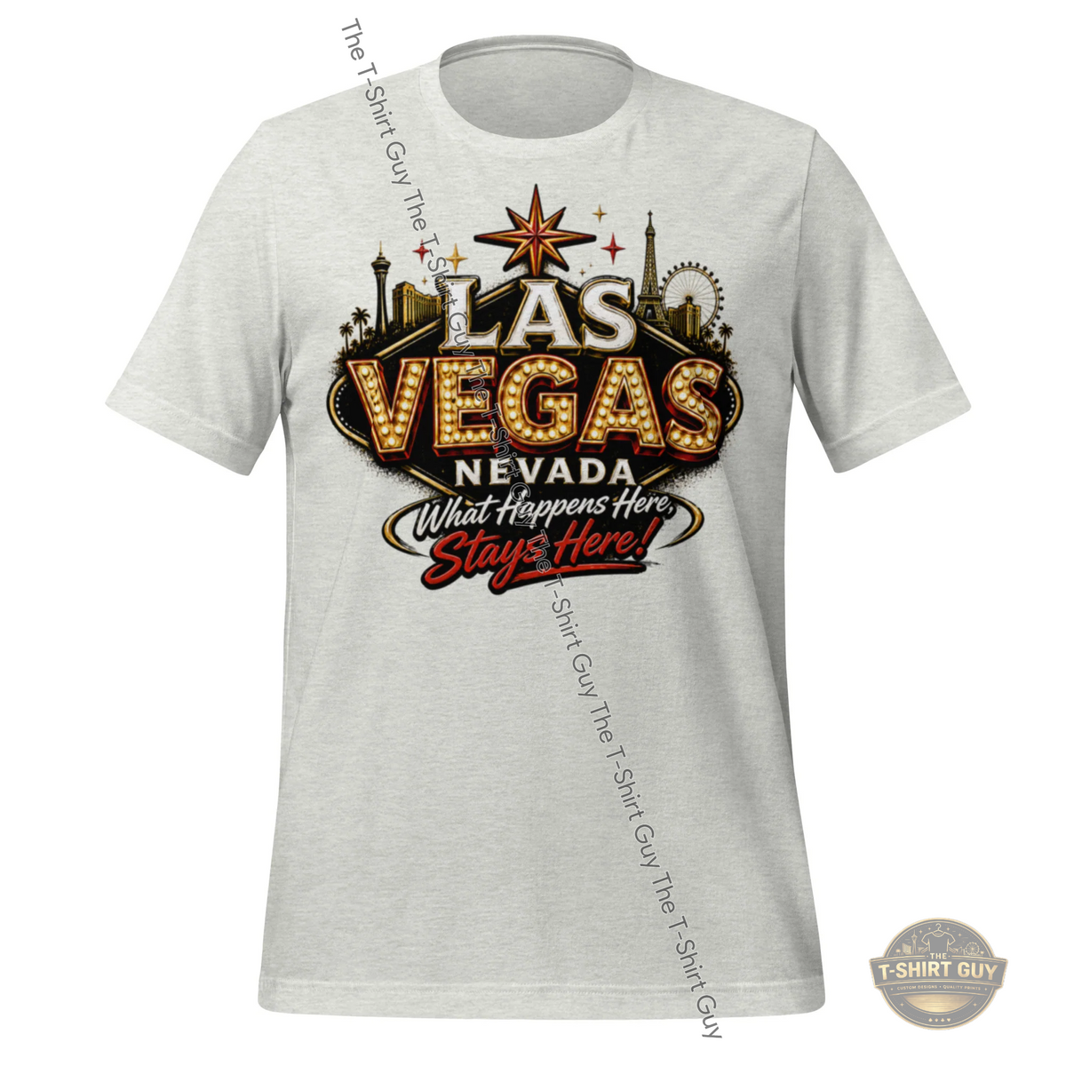 Watermarked - Las Vegas Nevada (What Happens Here Stays Here) Unisex t-shirt