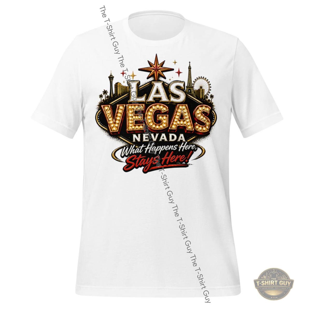 Watermarked - Las Vegas Nevada (What Happens Here Stays Here) Unisex t-shirt