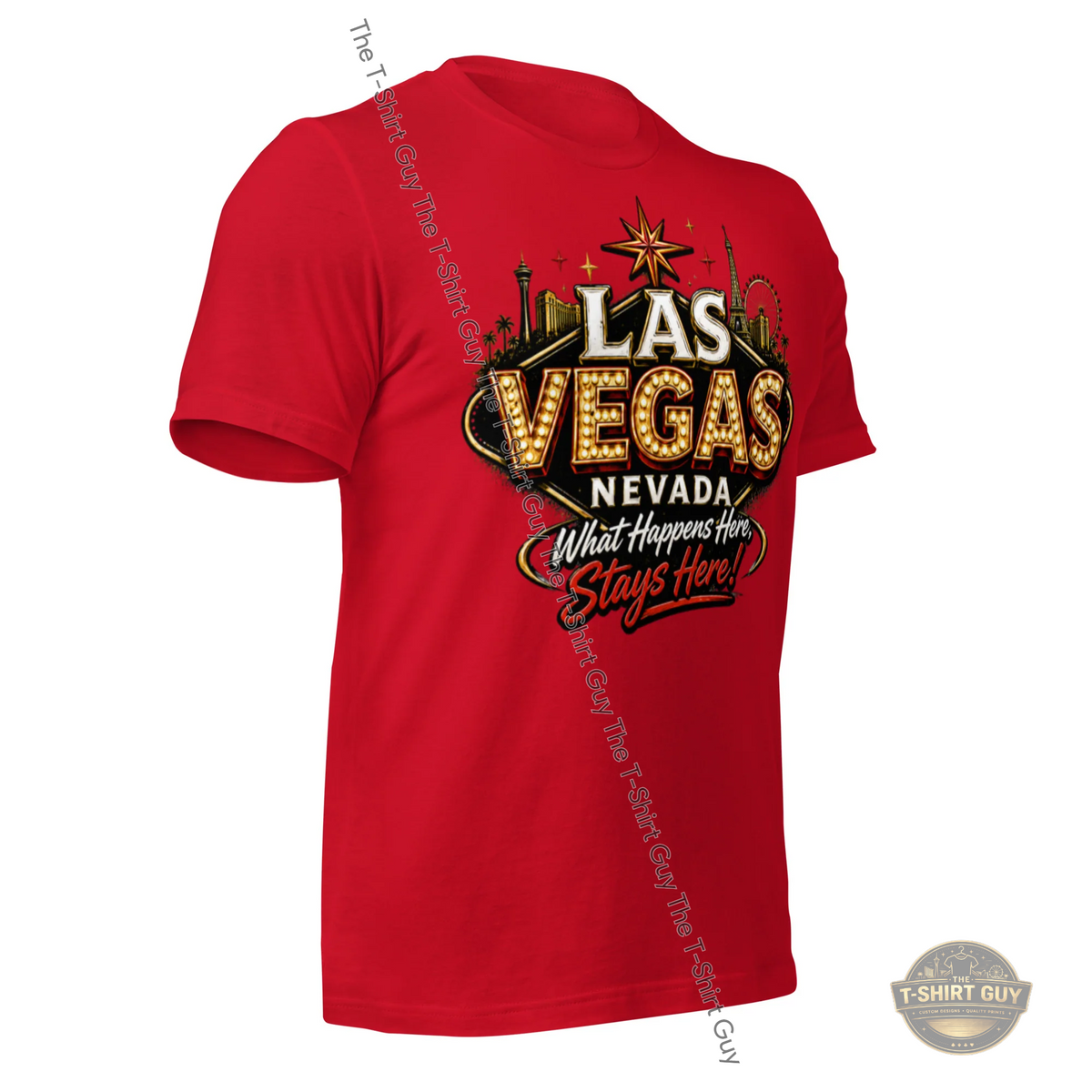Watermarked - Las Vegas Nevada (What Happens Here Stays Here) Unisex t-shirt