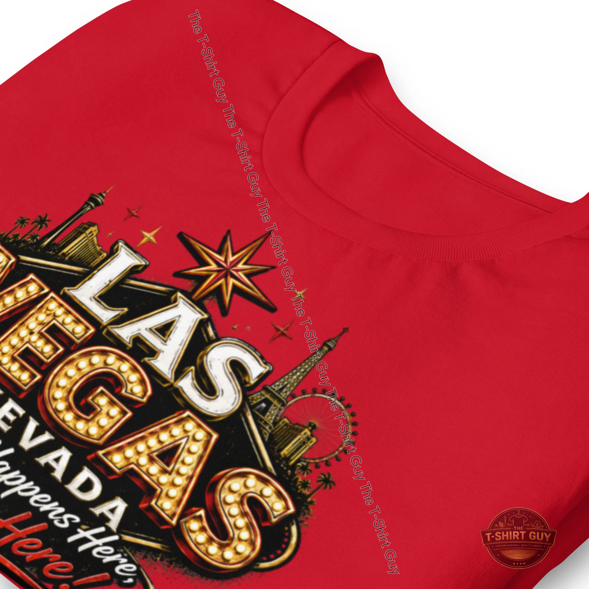 Watermarked - Las Vegas Nevada (What Happens Here Stays Here) Unisex t-shirt