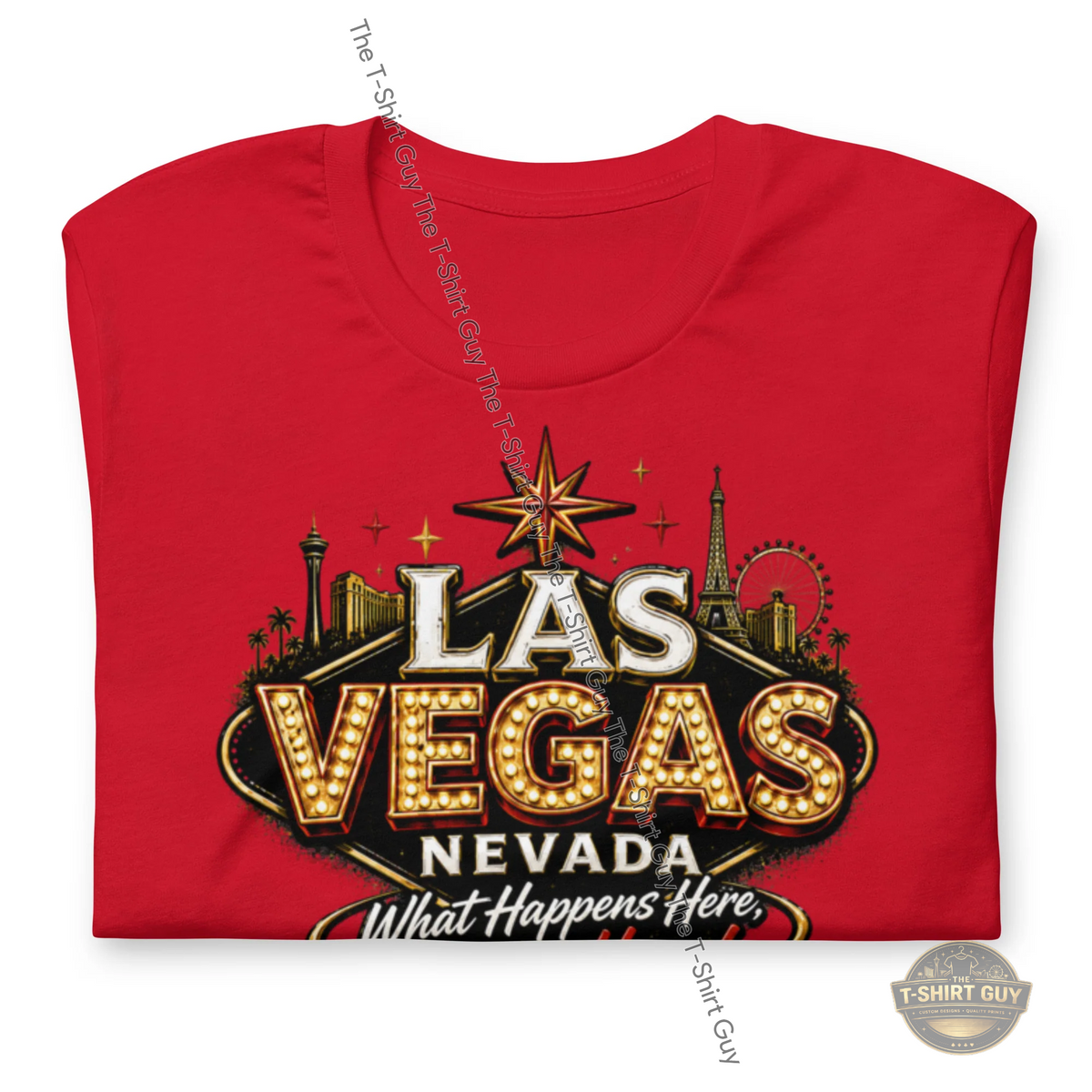 Watermarked - Las Vegas Nevada (What Happens Here Stays Here) Unisex t-shirt