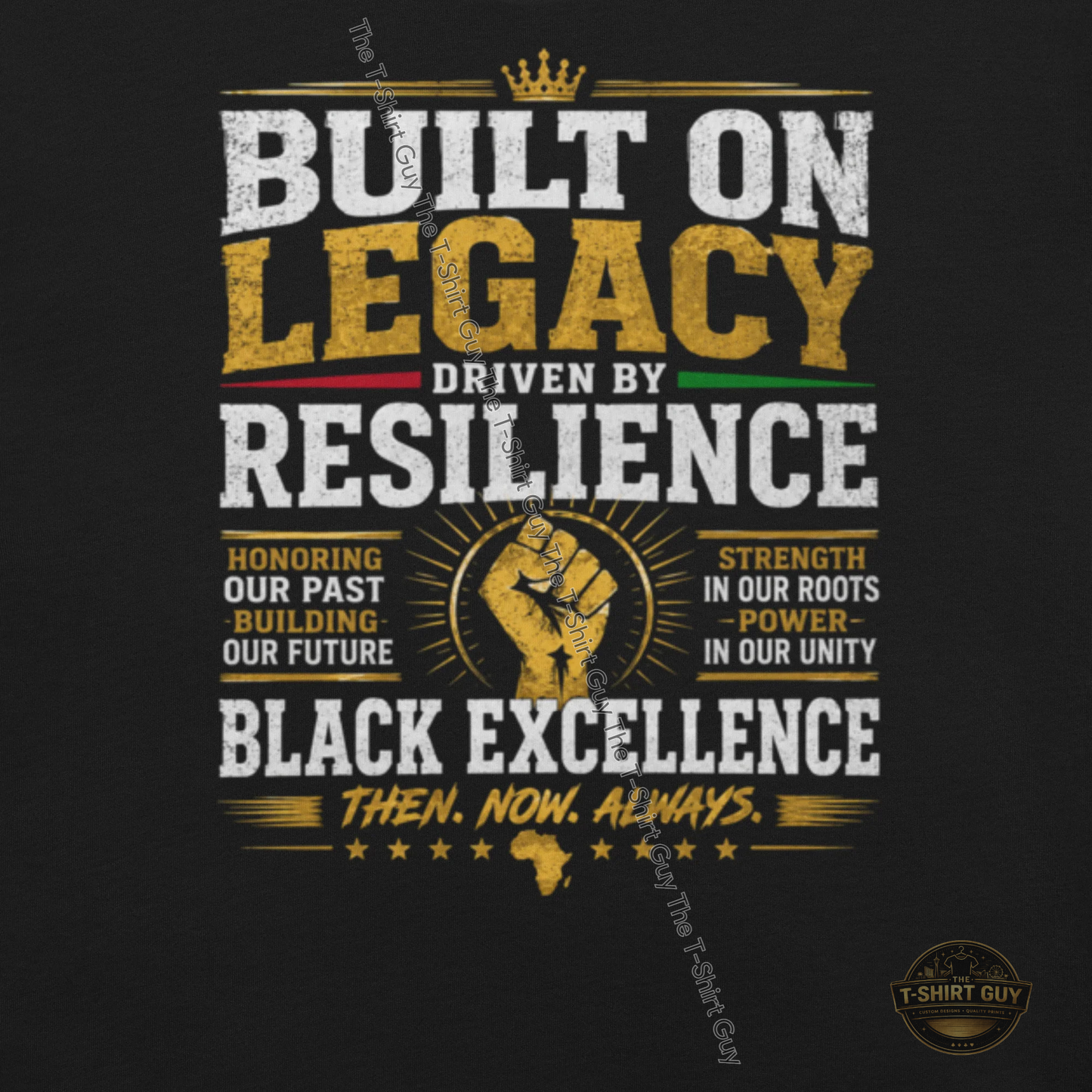 Watermarked - Black Wall Street Built On Legacy Unisex t-shirt