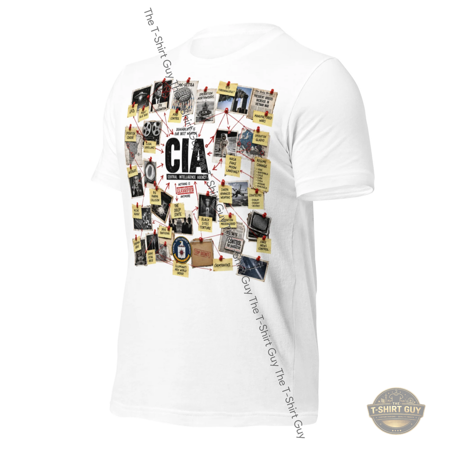 Watermarked - CIA Nothing Is Secret Anymore Unisex t-shirt