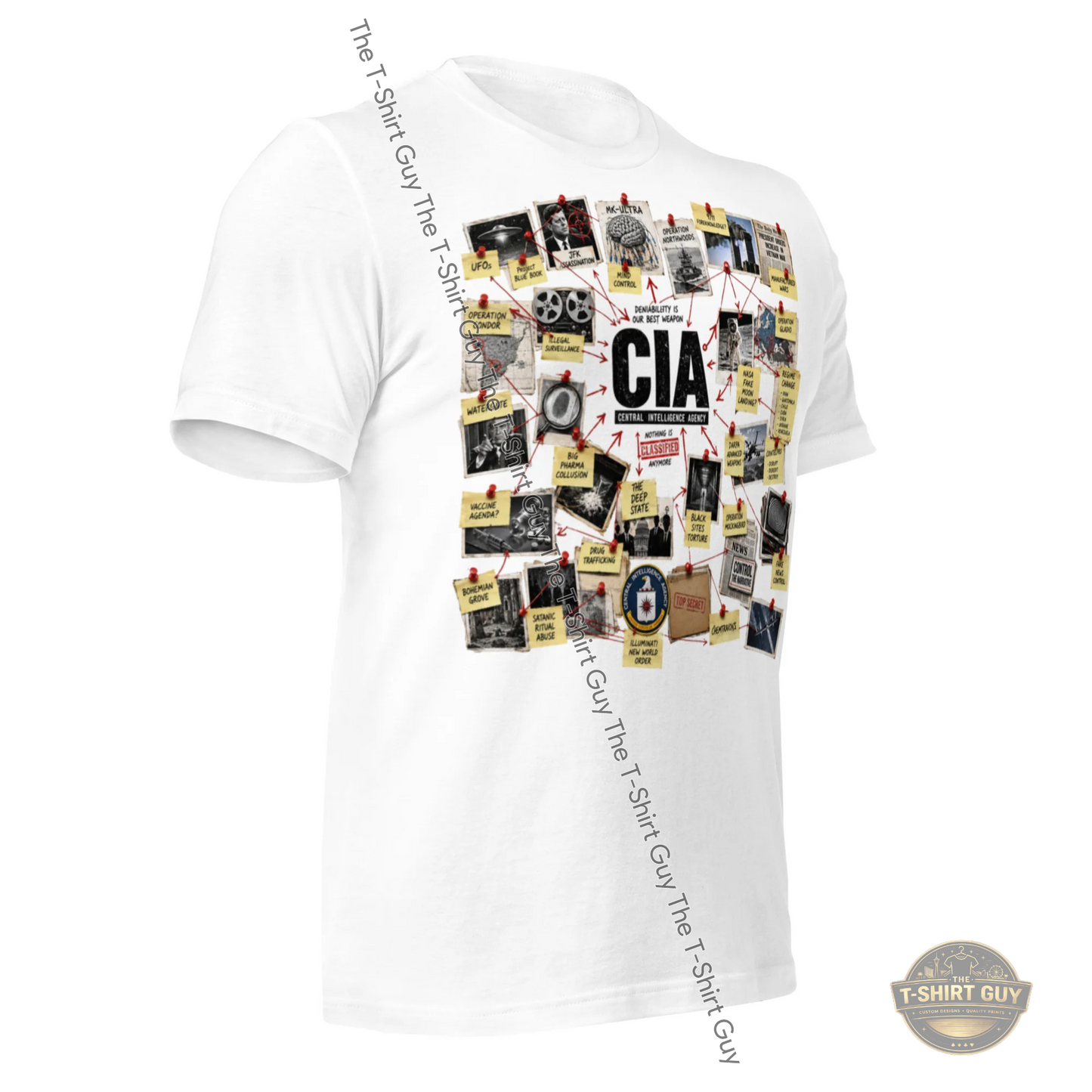 Watermarked - CIA Nothing Is Secret Anymore Unisex t-shirt