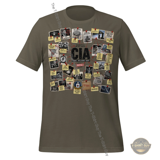 Watermarked - CIA Nothing Is Secret Anymore Unisex t-shirt