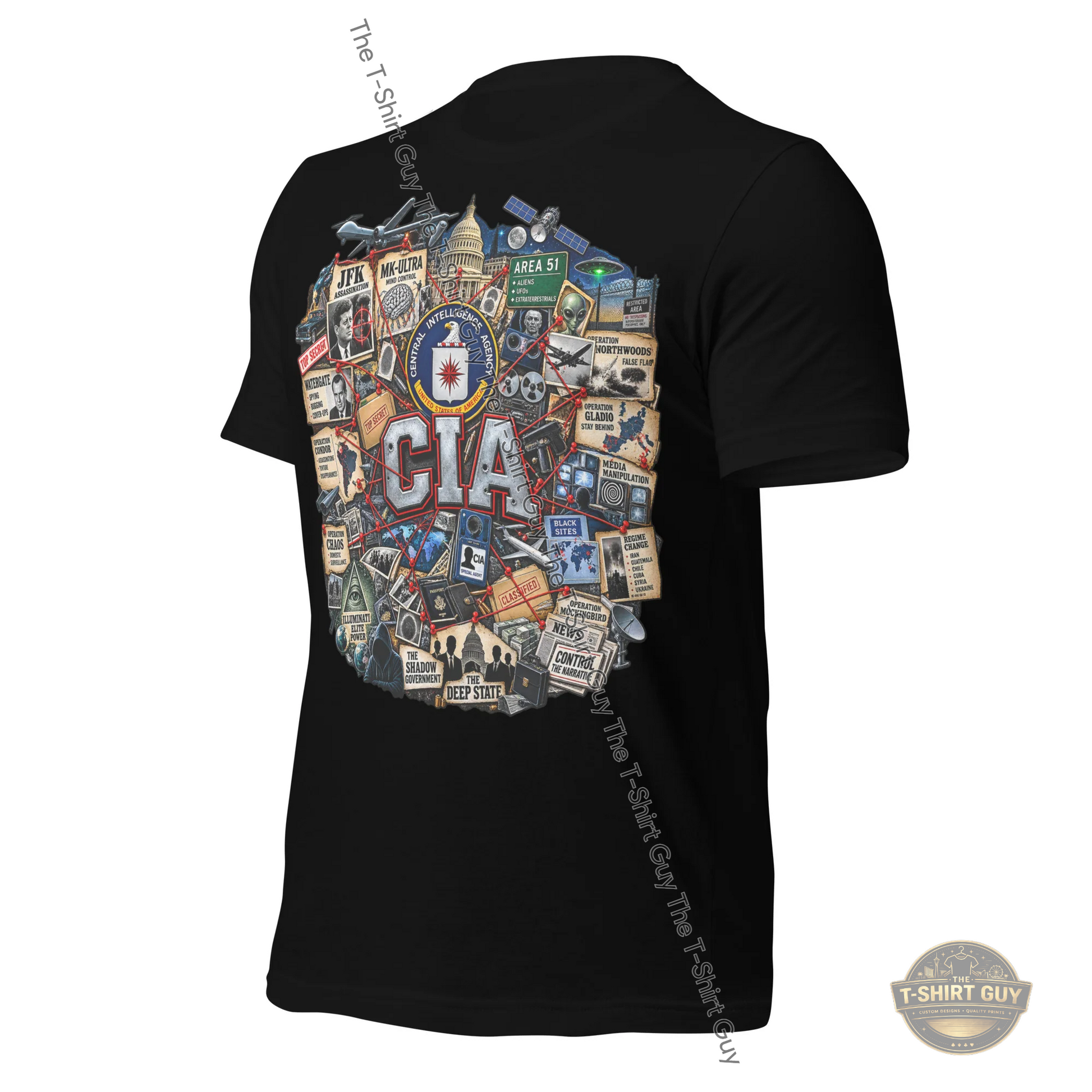 Watermarked - CIA History Unisex t-shirt