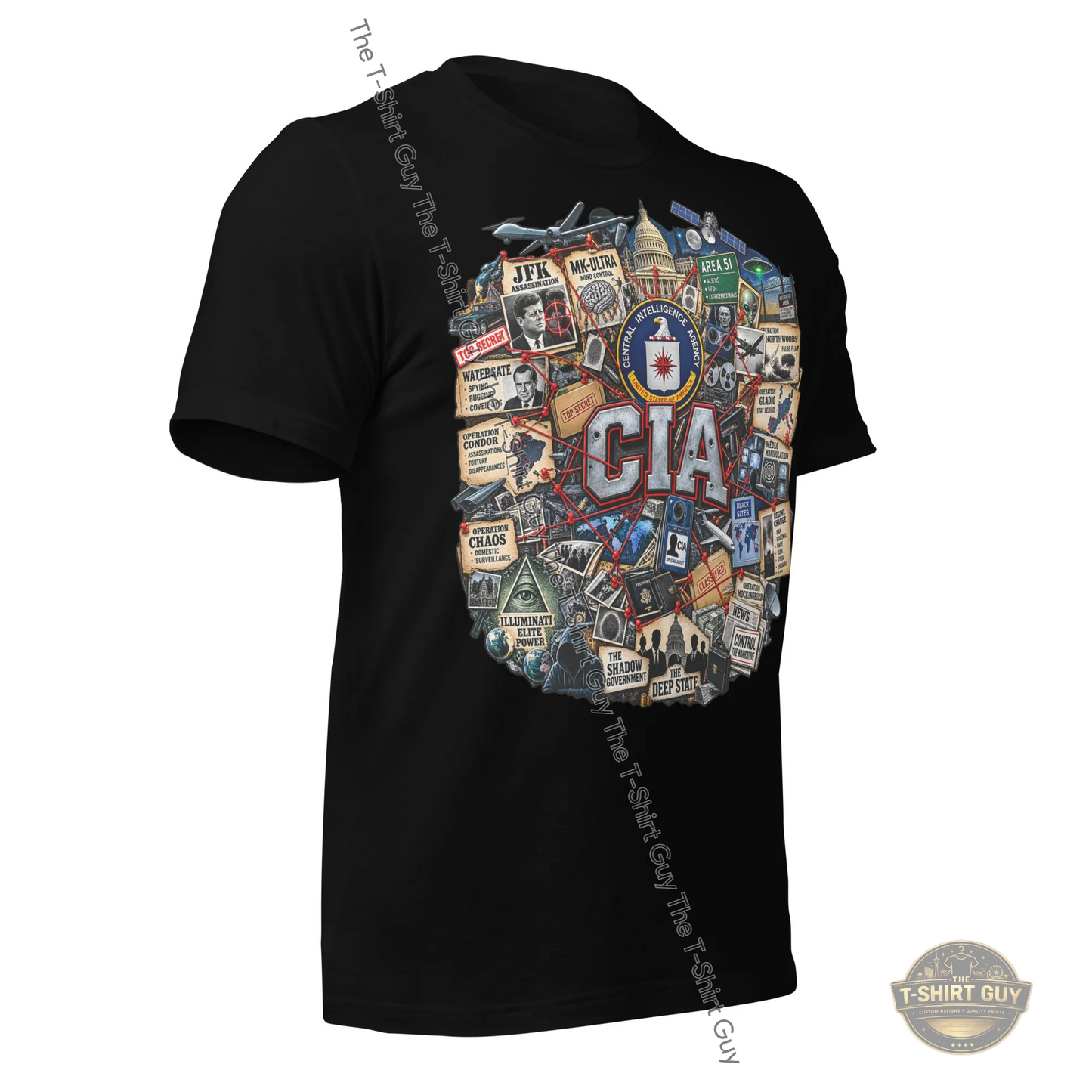 Watermarked - CIA History Unisex t-shirt