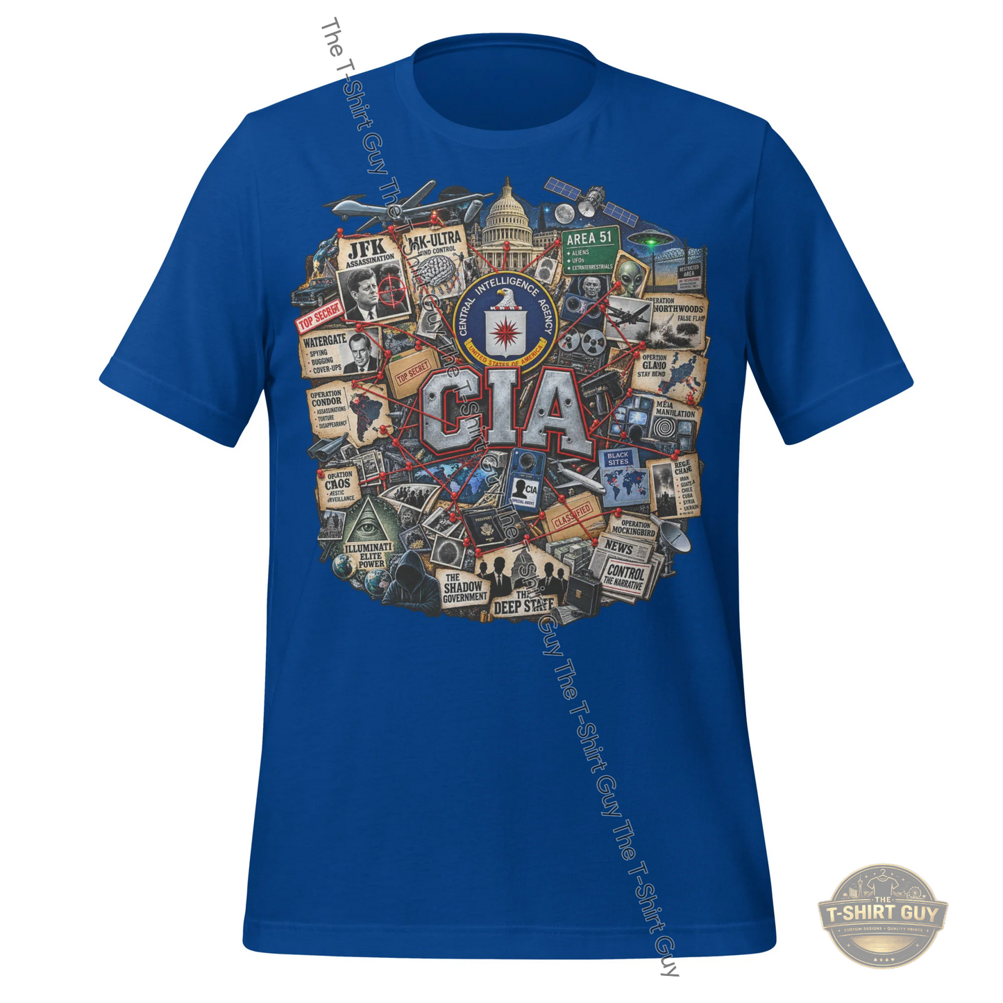 Watermarked - CIA History Unisex t-shirt