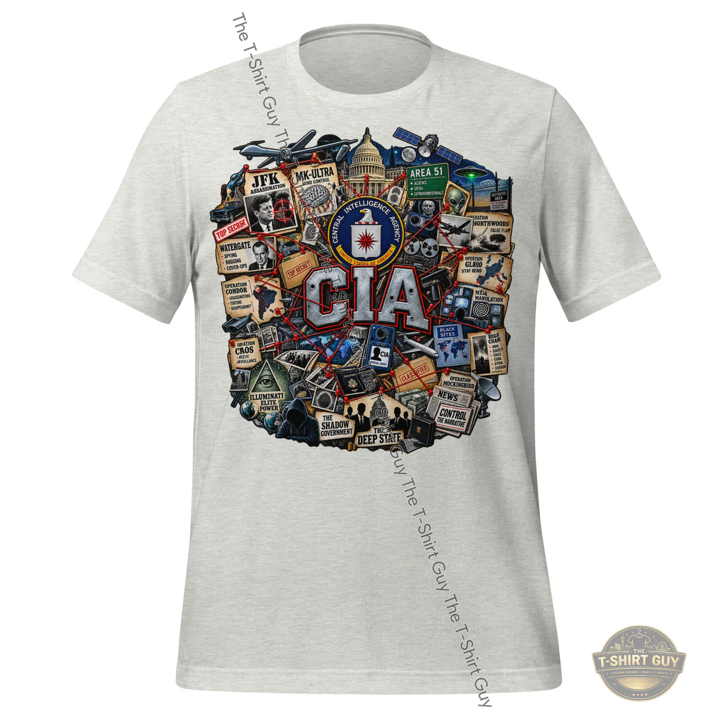 Watermarked - CIA History Unisex t-shirt