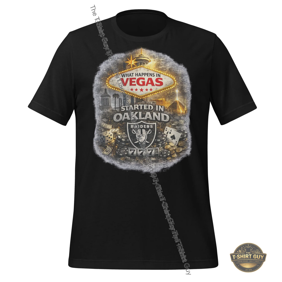 Watermarked - What Happens In Vegas Unisex t-shirt