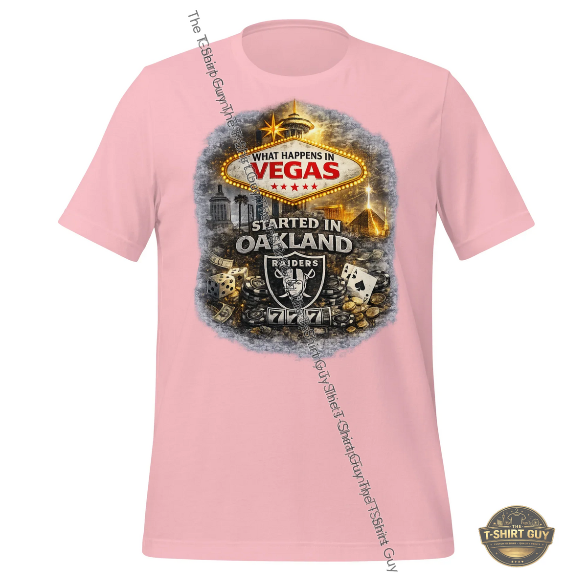 Watermarked - What Happens In Vegas Unisex t-shirt