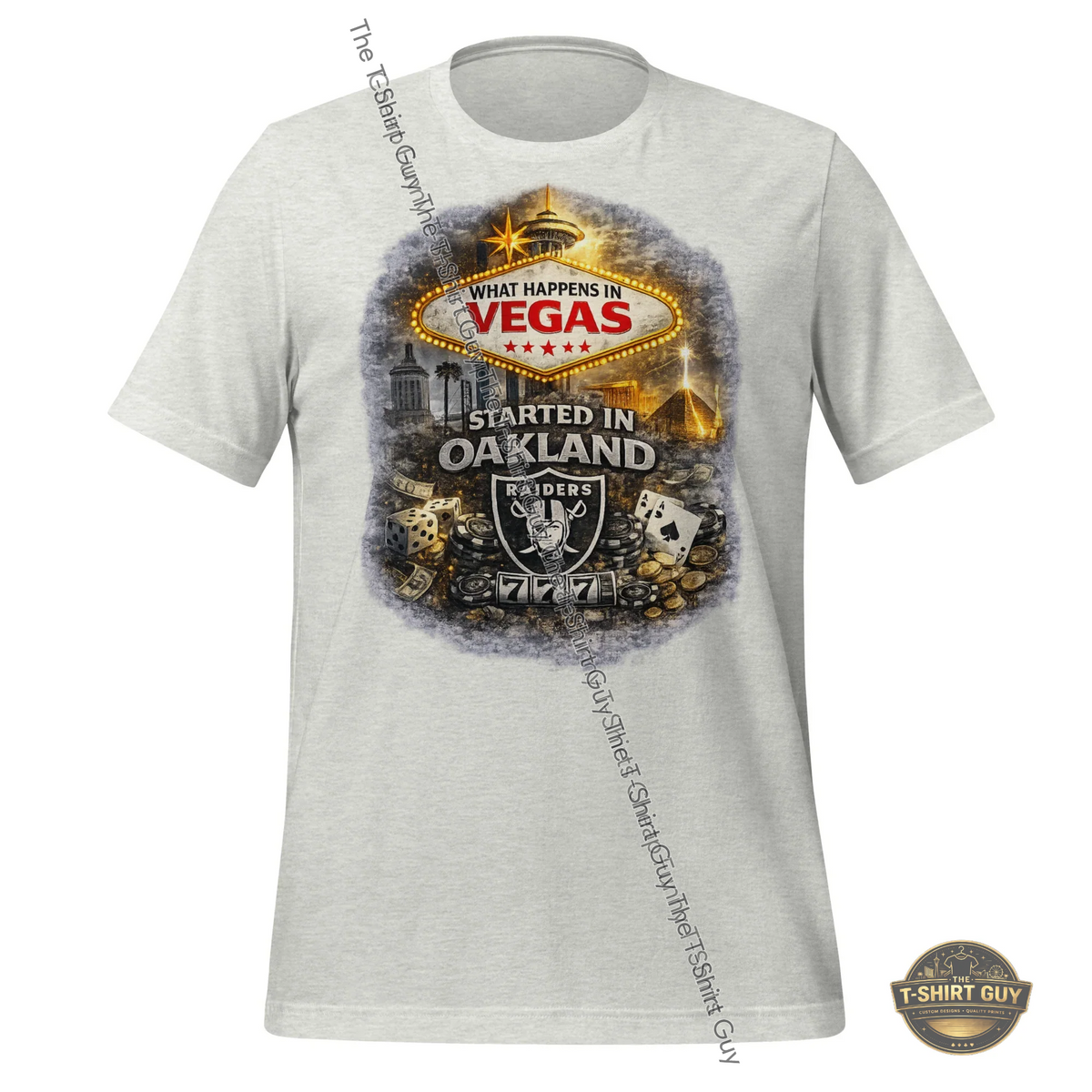 Watermarked - What Happens In Vegas Unisex t-shirt