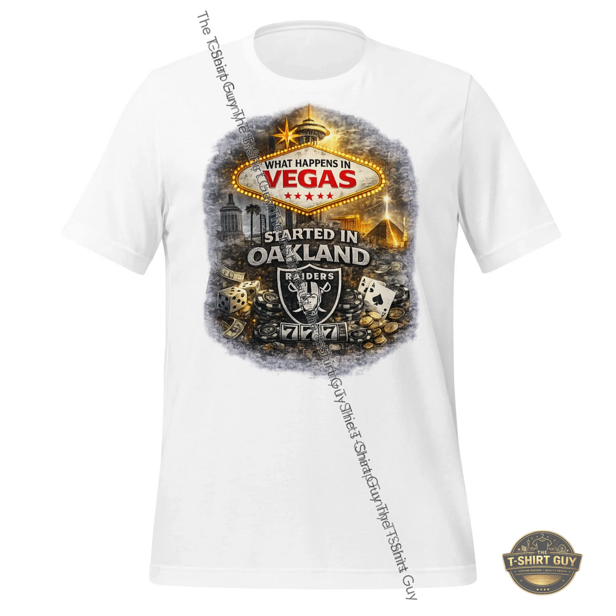 Watermarked - What Happens In Vegas Unisex t-shirt